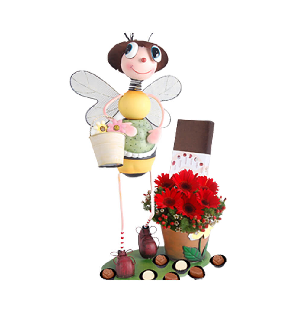 Beetrix, the garden bee, is a stunning metal garde......  to flowers_delivery_kulim_malaysia.asp
