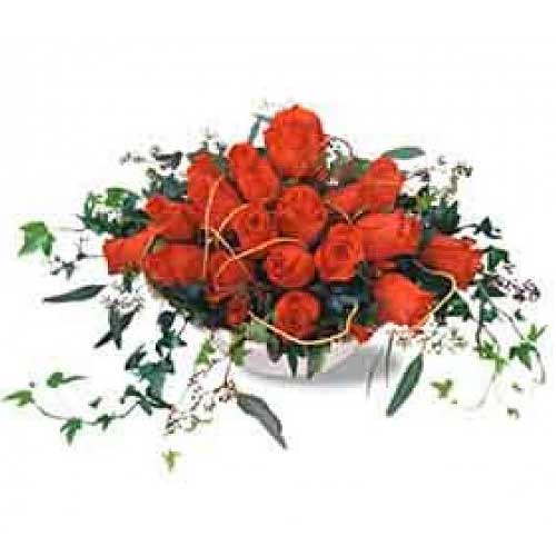 A beautiful arrangement of roses and greens. An or......  to ormoc_philippine.asp
