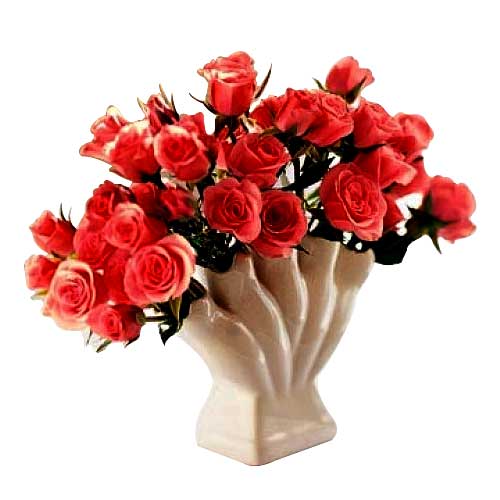 2 dozen peach roses in a vase. (Vase may vary)......  to Panabo_philippine.asp
