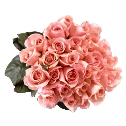 2 dozen peach roses in a bouquet......  to flowers_delivery_valencia_philippine.asp