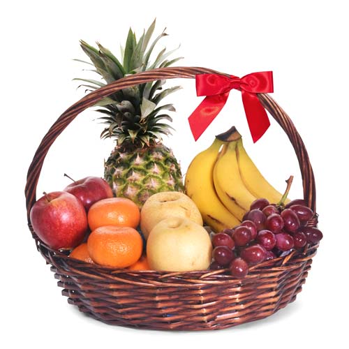 A basket of fresh fruits......  to bago