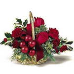 New Year Garden Basket