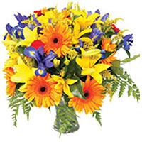 Mix of spring flowers which may include lilies, ge......  to zvenigorod_florists.asp