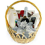 A gift basket with chocolates and wine, Martini As......  to dolinsk_florists.asp