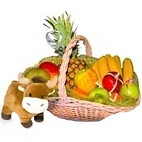 This Basket includes pineapple<br>- red apples 1 k......  to dubna_florists.asp