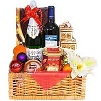 This basket includes Merlot red dry wine<br>- Cham......  to flowers_delivery_chernogorsk_russia.asp