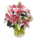 6 Star Lilies Bouquet * decolated lovely ribbon, c......  to gimcheon