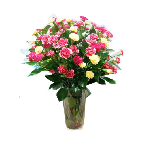 This breathtaking bouquet of fresh carnations is a......  to Huelva