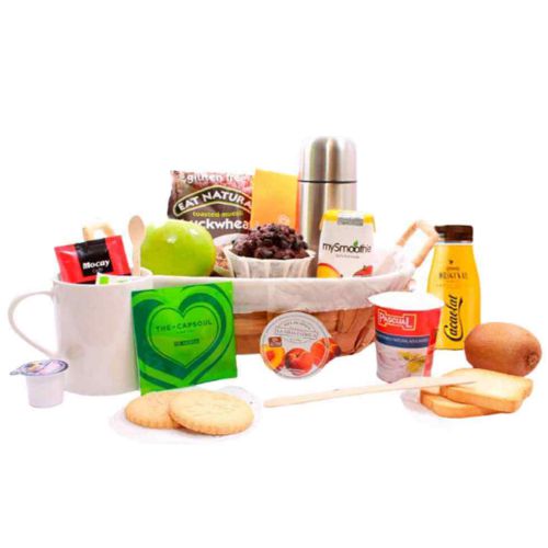 Start your day with this complete breakfast basket......  to Huelva