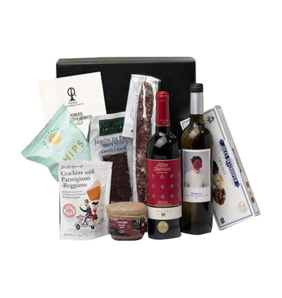 A gift pack complete and varied with delicacies fr......  to Ourense