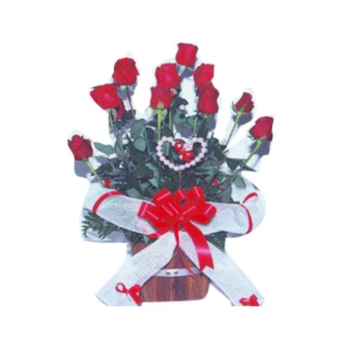 Bundle Of Ten Red Roses