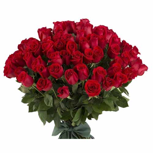 100 premium red roses, with greens.......  to kamphaeng phet_thailand.asp