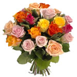  Beautiful mixed roses to cheer up your beloved.<br/>Note:- Delivery available  ...