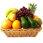 Prestige fruit baskets delivered in lovely wicker ......  to guildford