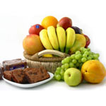 Fruit and Brownies Gift Basket - UK......  to cardigan_uk.asp