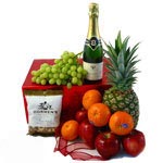 An affordable gift containing Champagne, Nuts and ......  to colwyn bay