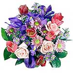 Mixed cut flowers bouquet...